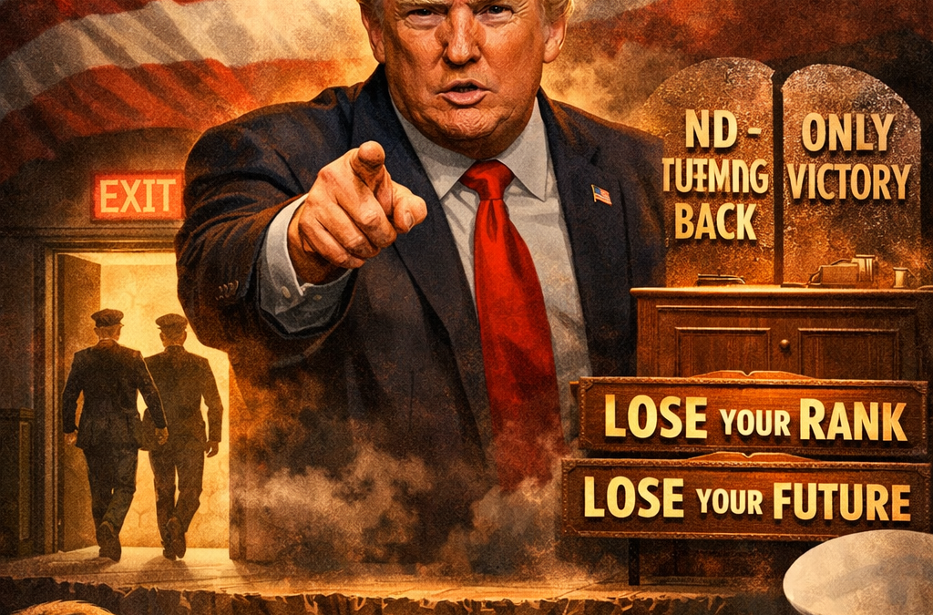Trump – Intoxicated With Power – fear of not being invincible