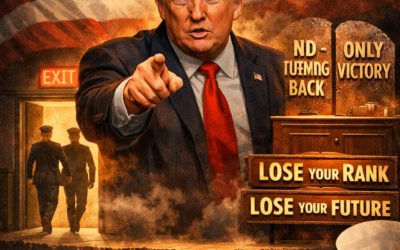 Trump – Intoxicated With Power – fear of not being invincible